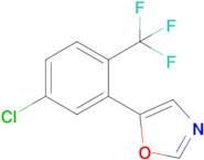 5-(5-Chloro-2-(trifluoromethyl)phenyl)oxazole