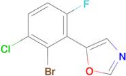 5-(2-Bromo-3-chloro-6-fluorophenyl)oxazole