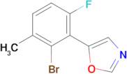 5-(2-Bromo-6-fluoro-3-methylphenyl)oxazole