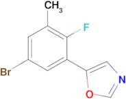 5-(5-Bromo-2-fluoro-3-methylphenyl)oxazole