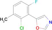 5-(2-Chloro-6-fluoro-3-methylphenyl)oxazole