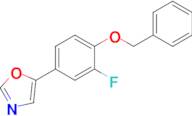 5-(4-(Benzyloxy)-3-fluorophenyl)oxazole