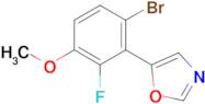 5-(6-Bromo-2-fluoro-3-methoxyphenyl)oxazole