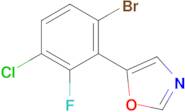 5-(6-Bromo-3-chloro-2-fluorophenyl)oxazole