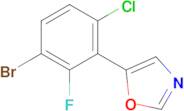 5-(3-Bromo-6-chloro-2-fluorophenyl)oxazole