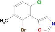 5-(2-Bromo-6-chloro-3-methylphenyl)oxazole