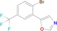 5-(2-Bromo-5-(trifluoromethyl)phenyl)oxazole