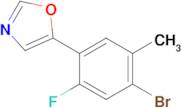 5-(4-Bromo-2-fluoro-5-methylphenyl)oxazole