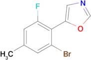 5-(2-Bromo-6-fluoro-4-methylphenyl)oxazole