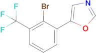 5-(2-Bromo-3-(trifluoromethyl)phenyl)oxazole