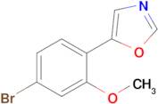 5-(4-Bromo-2-methoxyphenyl)oxazole