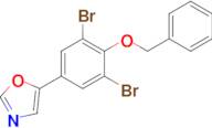 5-(4-(Benzyloxy)-3,5-dibromophenyl)oxazole