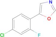 5-(4-Chloro-2-fluorophenyl)oxazole