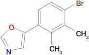 5-(4-Bromo-2,3-dimethylphenyl)oxazole