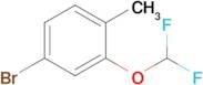 4-Bromo-2-(difluoromethoxy)-1-methylbenzene