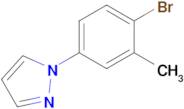 1-(4-Bromo-3-methylphenyl)-1H-pyrazole