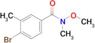 4-Bromo-N-methoxy-N,3-dimethylbenzamide