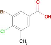 3-Bromo-4-chloro-5-methylbenzoic acid