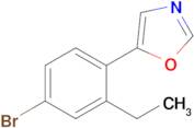 5-(4-Bromo-2-ethylphenyl)oxazole