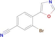 3-Bromo-4-(1,3-oxazol-5-yl)benzonitrile