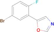 5-(5-Bromo-2-fluorophenyl)-1,3-oxazole