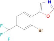 5-(2-Bromo-4-(trifluoromethyl)phenyl)oxazole