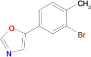 5-(3-Bromo-4-methylphenyl)-1,3-oxazole