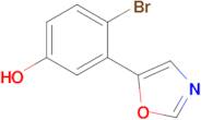 4-Bromo-3-(1,3-oxazol-5-yl)phenol