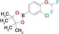 2-(3-Chloro-4-(difluoromethoxy)phenyl)-4,4,5,5-tetramethyl-1,3,2-dioxaborolane