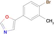 5-(4-Bromo-3-methylphenyl)-1,3-oxazole