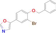 5-(4-(Benzyloxy)-3-bromophenyl)oxazole