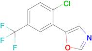 5-(2-Chloro-5-(trifluoromethyl)phenyl)oxazole