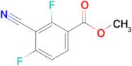 Methyl 3-cyano-2,4-difluorobenzoate