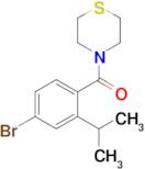(4-Bromo-2-isopropylphenyl)(thiomorpholino)methanone
