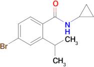 4-Bromo-N-cyclopropyl-2-isopropylbenzamide