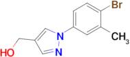 (1-(4-Bromo-3-methylphenyl)-1H-pyrazol-4-yl)methanol