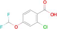 2-Chloro-4-(difluoromethoxy)benzoic acid