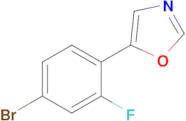 5-(4-Bromo-2-fluorophenyl)-1,3-oxazole