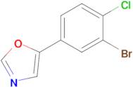 5-(3-Bromo-4-chlorophenyl)-1,3-oxazole