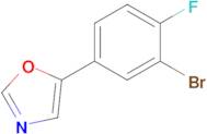 5-(3-Bromo-4-fluorophenyl)-1,3-oxazole