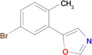 5-(5-Bromo-2-methylphenyl)-1,3-oxazole