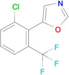 5-[2-Chloro-6-(trifluoromethyl)phenyl]-1,3-oxazole