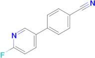 4-(6-Fluoro-3-pyridinyl)benzonitrile