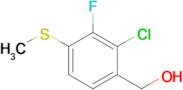 [2-Chloro-3-fluoro-4-(methylsulfanyl)phenyl]methanol