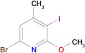 6-Bromo-3-iodo-2-methoxy-4-methylpyridine