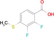 2,3-Difluoro-4-(methylthio)benzoic acid