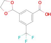 3-(1,3-dioxolan-2-yl)-5-(trifluoromethyl)-benzoic acid