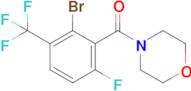 4-[2-Bromo-6-fluoro-3-(trifluoromethyl)benzoyl]morpholine