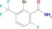 2-Bromo-6-fluoro-3-(trifluoromethyl)benzamide