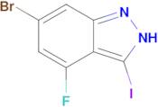 6-bromo-4-fluoro-3-iodo-2H-indazole